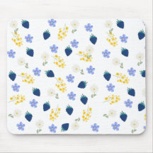 Wildflower & Blackberry Floral Pattern