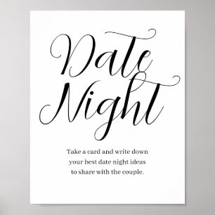 Wildflower Bloom Date Night Idea Sign Date Night