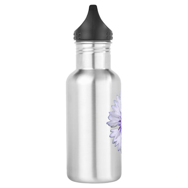 Wildflower Bloom – Nature Photo Water Bottle (Left)