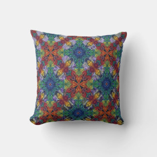 Wildflower Bloom Throw Pillow