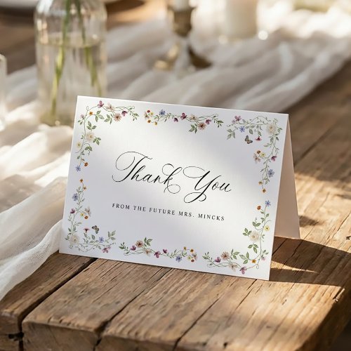 Wildflower Bloom Vintage Floral Bridal Shower