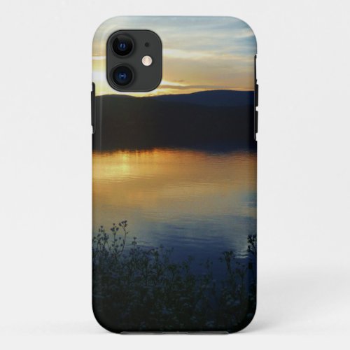 Wildflower Blue sunset iPhone 11 Case