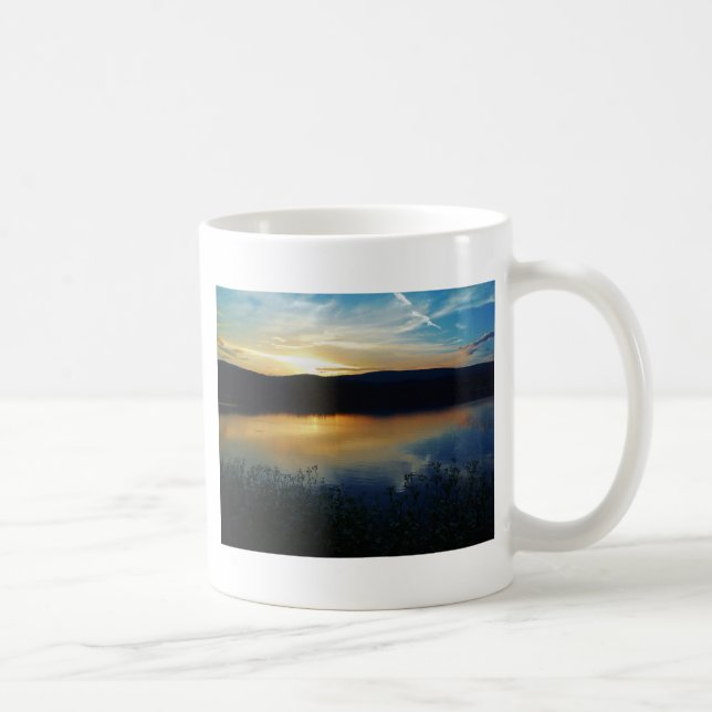 Wildflower, Blue sunset Coffee Mug (Right)