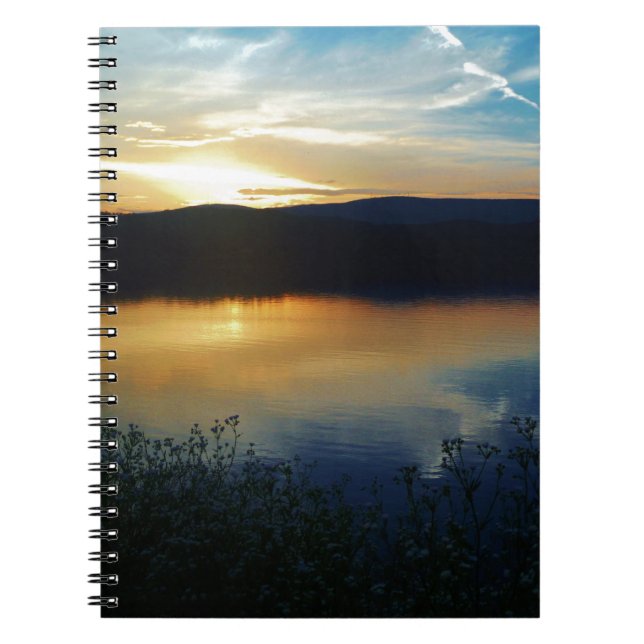 Wildflower, Blue sunset Notebook (Front)