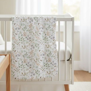 Wildflower Boho  Baby Blanket