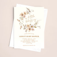Wildflower Boho Blessings Baby Shower
