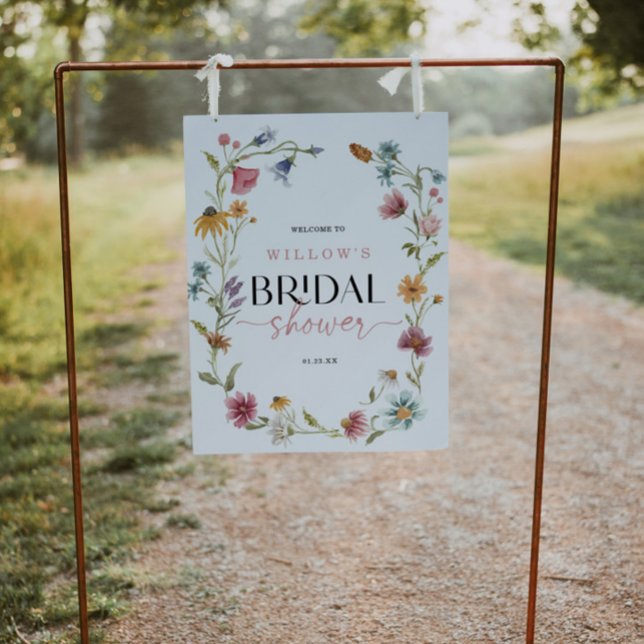 Wildflower Boho Bridal Shower Welcome Sign (Creator Uploaded)