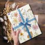 Wildflower boho flowers wrapping paper<br><div class="desc">This boho wildflower wrapping paper features a vibrant and artistic design, showcasing an array of colorful wildflowers that embody a free-spirited aesthetic. Crafted from high-quality, eco-friendly materials, it offers durability and a luxurious feel, making it perfect for wrapping gifts for any occasion. The unique floral patterns add a touch of...</div>