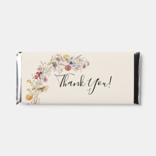 Wildflower Boho Garden Baby In Bloom Hershey Bar Favors