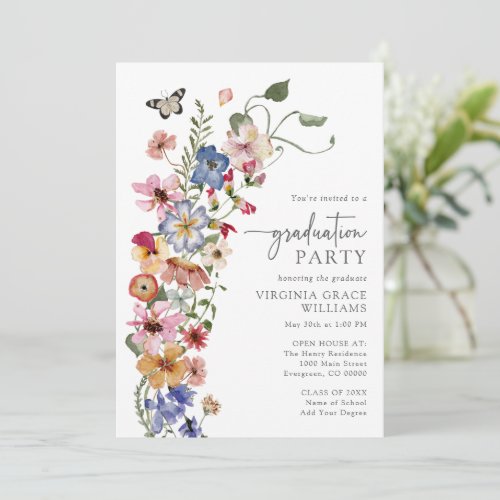 Wildflower Boho Graduation Party
