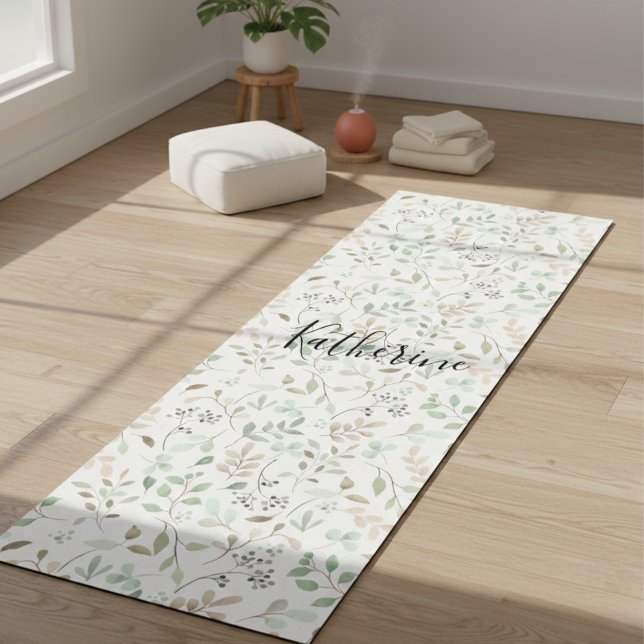 Wildflower Boho Personalized Yoga Mat (Creator Uploaded)