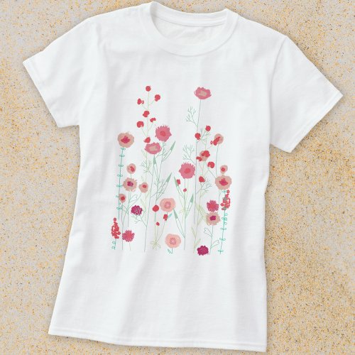 Wildflower Boho T_Shirt