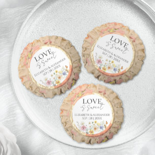 Wildflower Boho Wedding Love is sweet Hershey®'s Reese's Peanut Butter Cups
