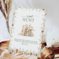 Wildflower Book Themed Bridal Shower Ring Hunt 