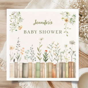 Wildflower Books Baby Shower Gender Neutral Napkins