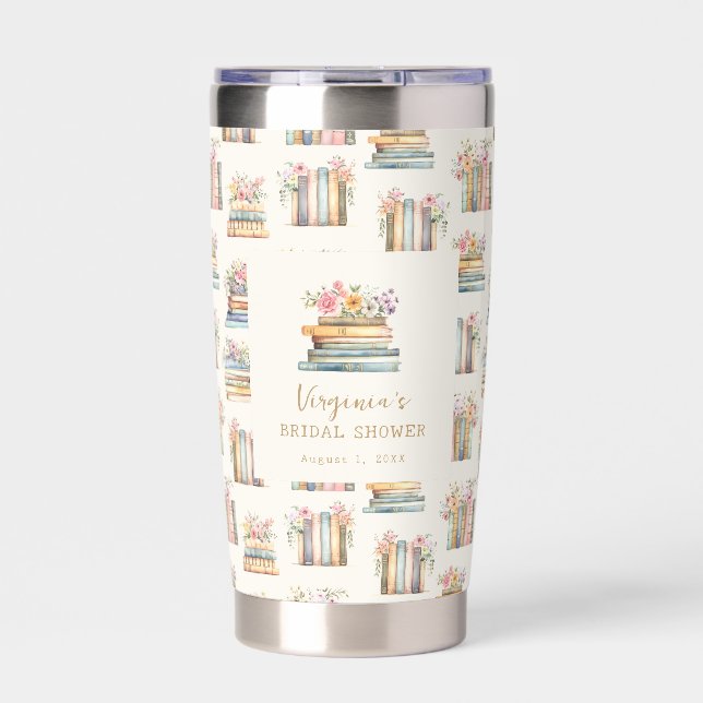 Wildflower Books Bridal Shower Insulated Tumbler (Front)