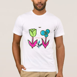 Wildflower Botanical Art - Nature Illustration  T-Shirt