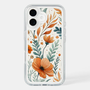 Wildflower Botanical Boho Floral Watercolor iPhone 16 Case