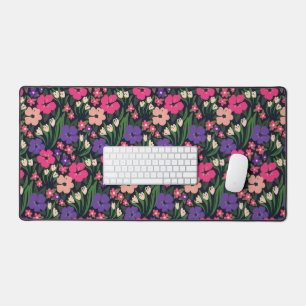 Wildflower botanical Ditsy Floral Desk Mat