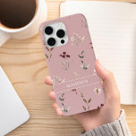 Wildflower Botanical Floral Personalized iPhone 11 Case<br><div class="desc">Watercolor Wildflower Botanical Floral Personalized Name iPhone Case</div>