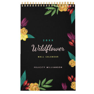 Wildflower Botanical Garden Notes & To Do Calendar