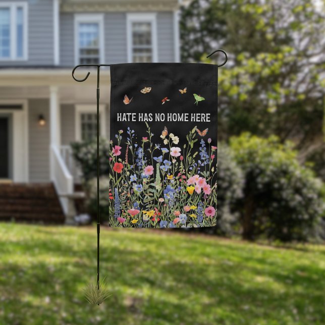 Wildflower Botanical Inclusion Kindness Home Decor Garden Flag (Creator Uploaded)