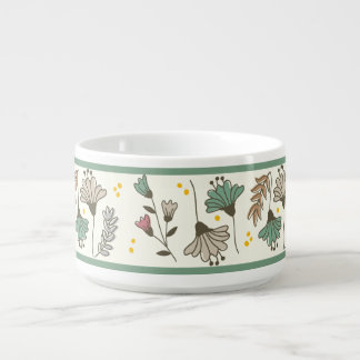 Wildflower Botanical Pattern Mug | Sage Green Natu