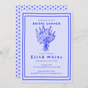 Wildflower Bouquet Rustic Whimsical Bridal Shower Invitation