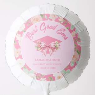 Wildflower Bow Best Grad Ever Graduation Party Balloon