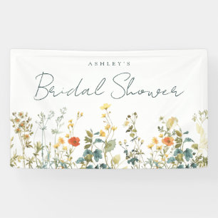 Wildflower Bridal Shower Banner