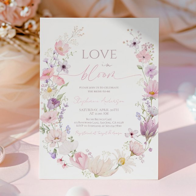 Wildflower Bridal Shower: Boho Summer Garden Invitation (Creator Uploaded)