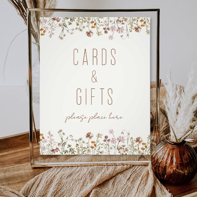 Wildflower Bridal Shower Cards and Gifts Poster (Creator Uploaded)