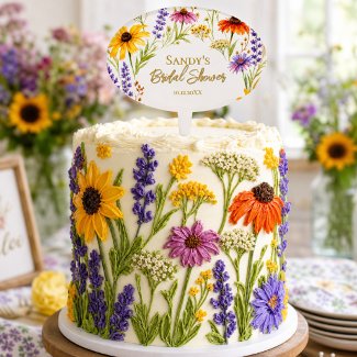 Wildflower Bridal Shower floral Botanical flower