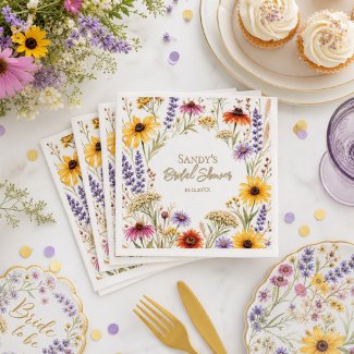 Wildflower Bridal Shower floral Botanical flower