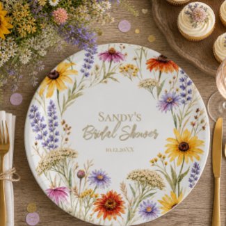 Wildflower Bridal Shower floral Botanical flower
