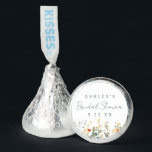 Wildflower Bridal Shower Hershey®'s Kisses®<br><div class="desc">This collection features a border of elegant watercolor wildflowers and greenery in shades of green,  teal,  orange,  and yellow. Perfect for bohemian spring and summer weddings.</div>