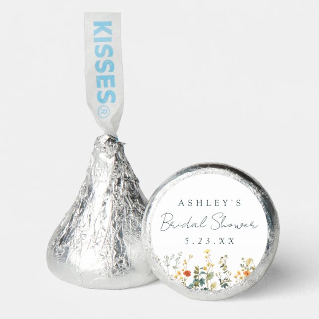 Wildflower Bridal Shower Hershey®'s Kisses® (Front)