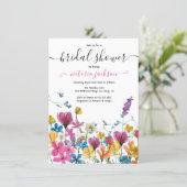 Wildflower Bridal Shower Invitation | Zazzle