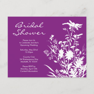 Wildflower Bridal Shower Invitation