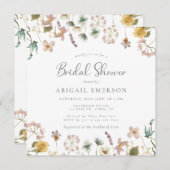Wildflower Bridal Shower Invitation (Front/Back)