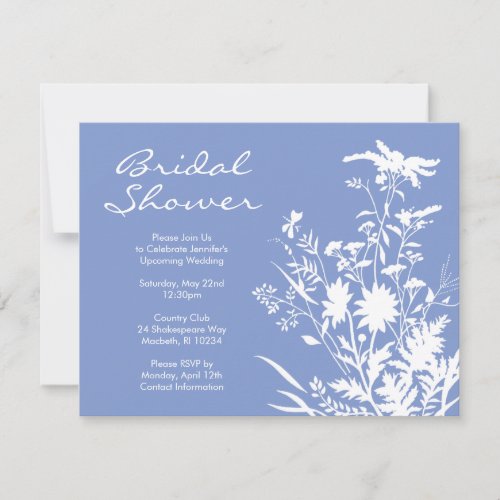 Wildflower Bridal Shower Invitation
