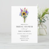 Wildflower Bridal Shower invitation (Standing Front)