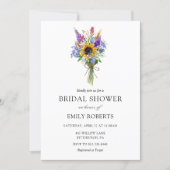 Wildflower Bridal Shower invitation (Front)