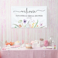 Wildflower Bridal Shower Welcome