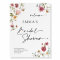 Wildflower Bridal Shower Welcome Sign