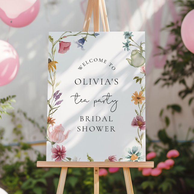 Wildflower Bridal Shower Welcome Sign (Creator Uploaded)