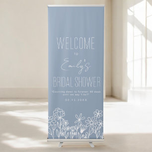 Wildflower Bridal Shower Welcome Sign In Bloom