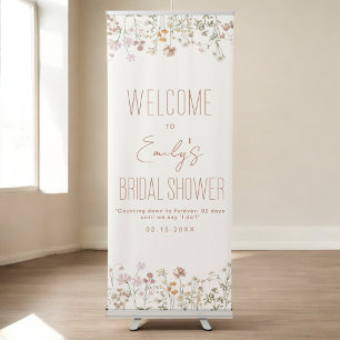 Wildflower Bridal Shower Welcome Sign In Bloom