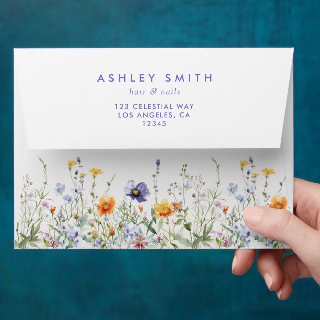 Wildflower Business Envelope (Hand)