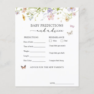 Wildflower Butterfly Baby Advice and Predictions